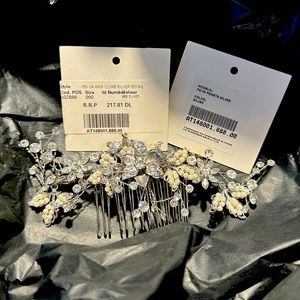 Hair pin silver and pearl from Pronovias wedding dress store.